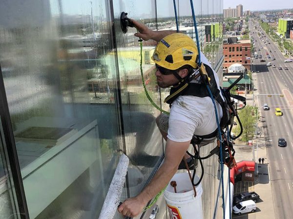 Angelica VanAuken - High Rise Window Cleaner